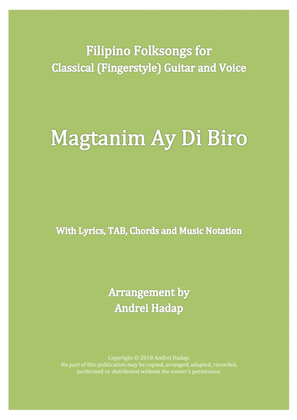 Magtanim Ay Di Biro (Fingerstyle Guitar with TAB)