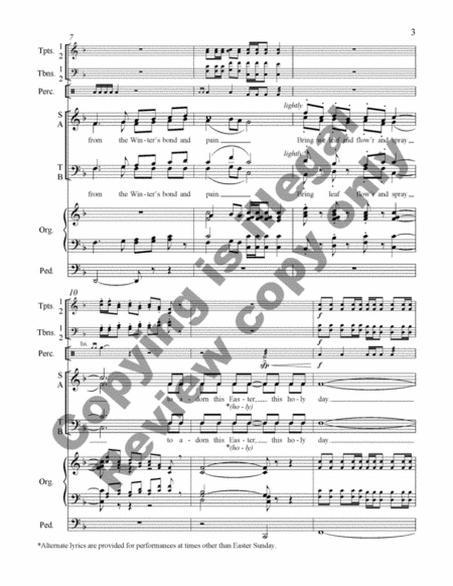 The Earth Is Risen (Full/Choral Score) image number null