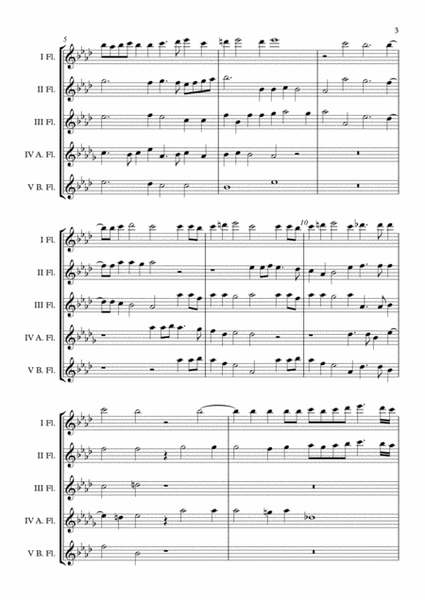 Vagi amorosi e fortunati allori (Giovanni Gabrieli) Flute Choir arr. Adrian Wagner image number null