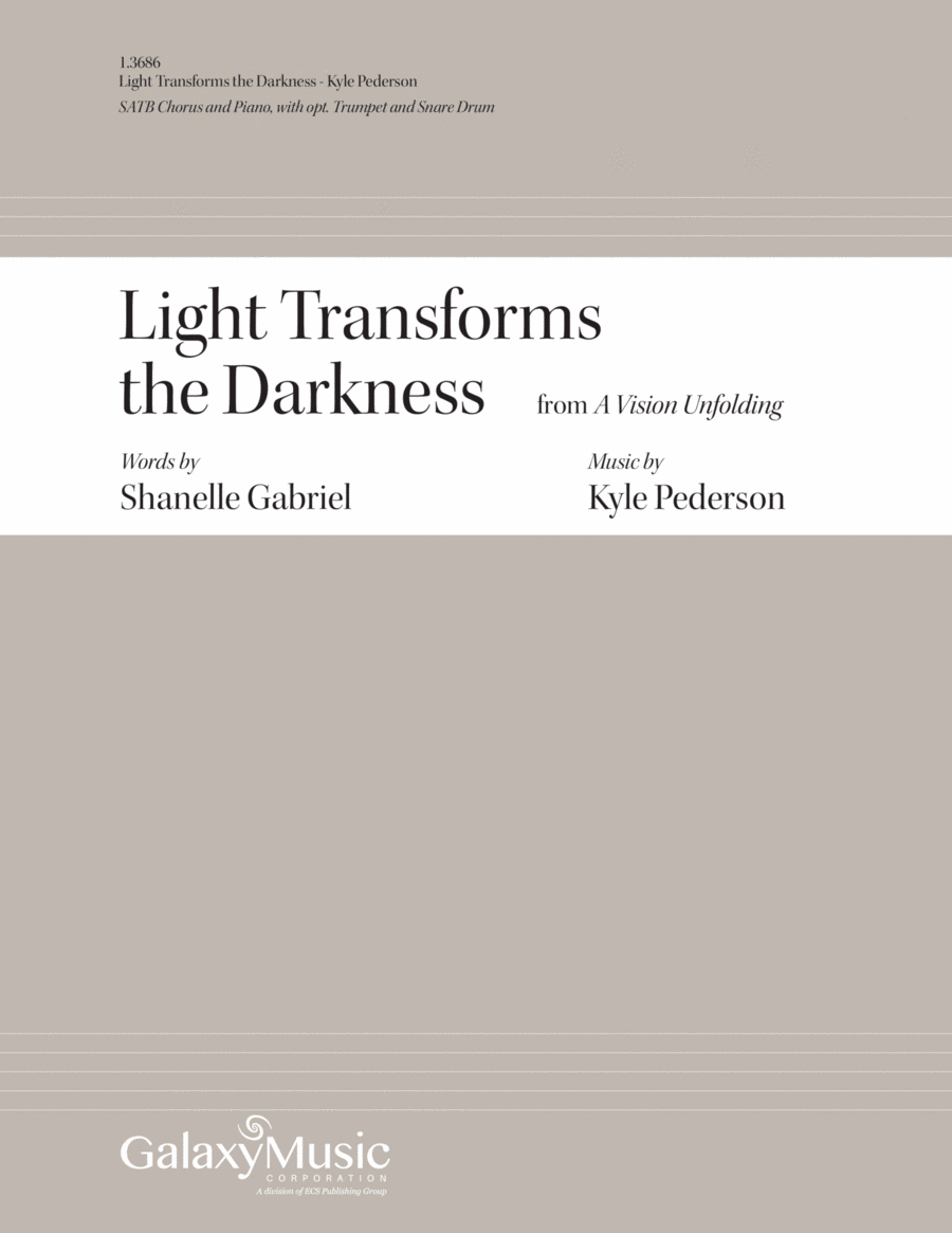 Light Transforms the Darkness 4-Part scores gallery preview page 1