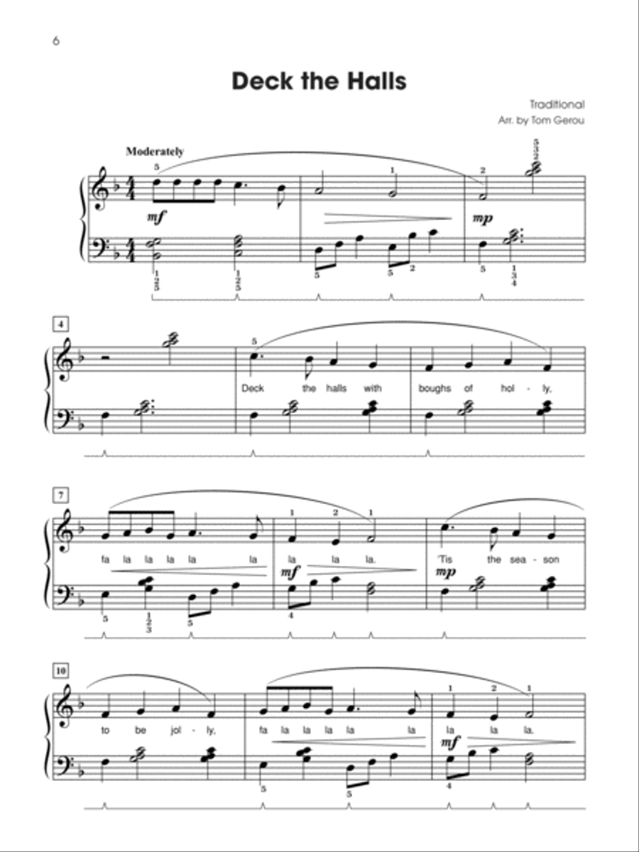 Christmas Solos for Students, 1-3 (Value Pack) Piano Method scores gallery preview page 4