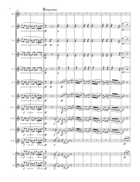 La Leyenda Del Beso for Flute Band (Flute Choir) image number null