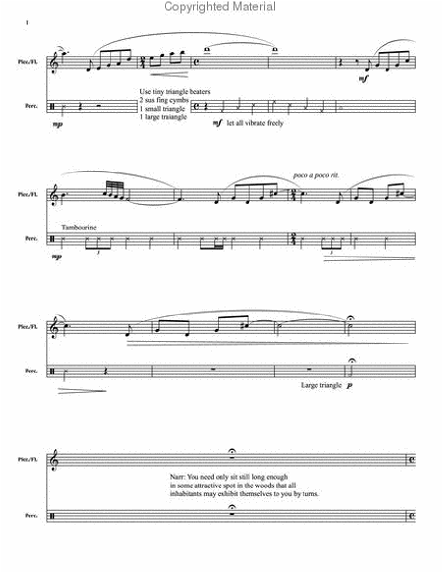 Four New England Poems Four New England Poems Flute Solo scores gallery preview page 3