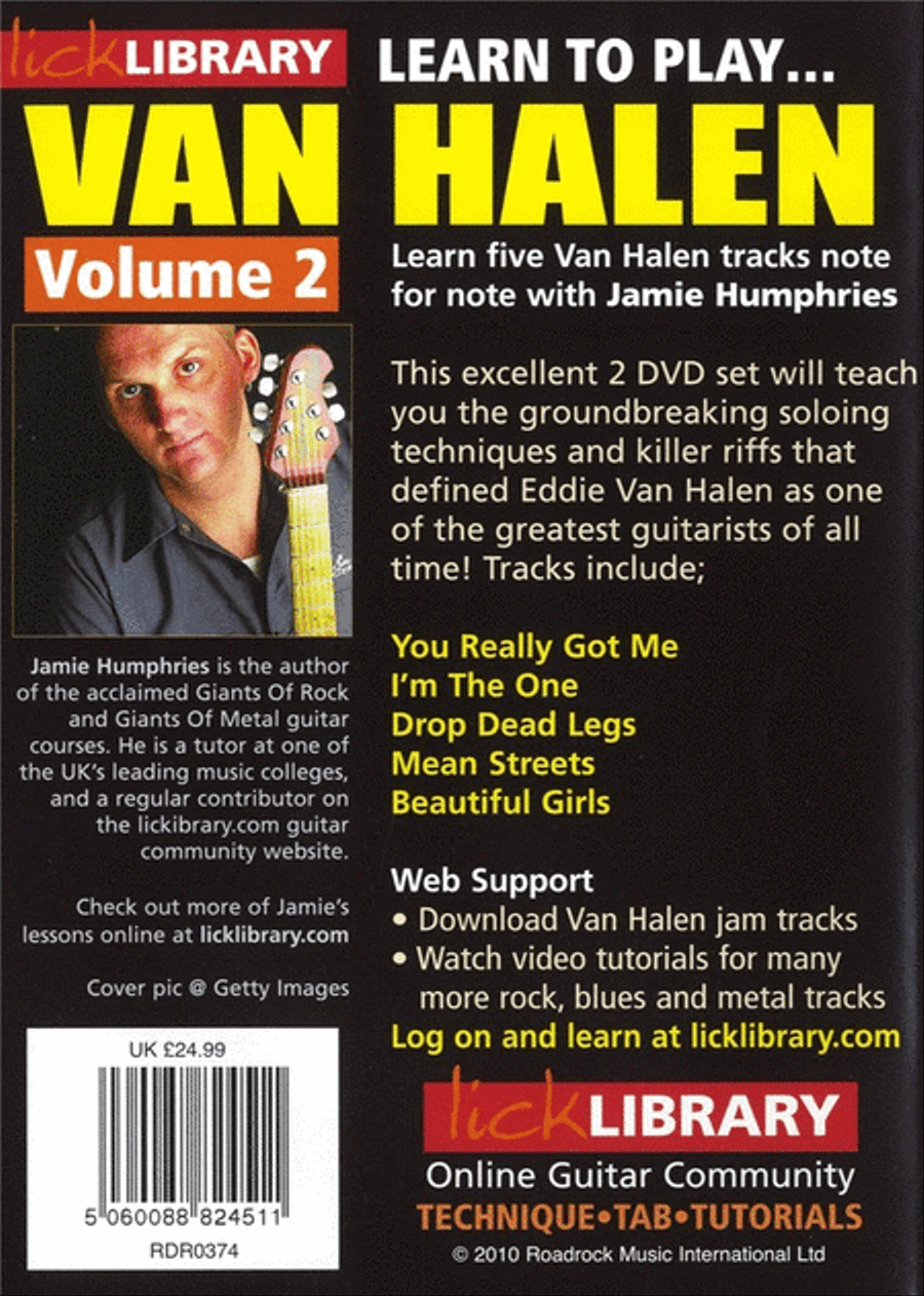 Learn To Play Van Halen - Volume 2 Guitar scores gallery preview page 2