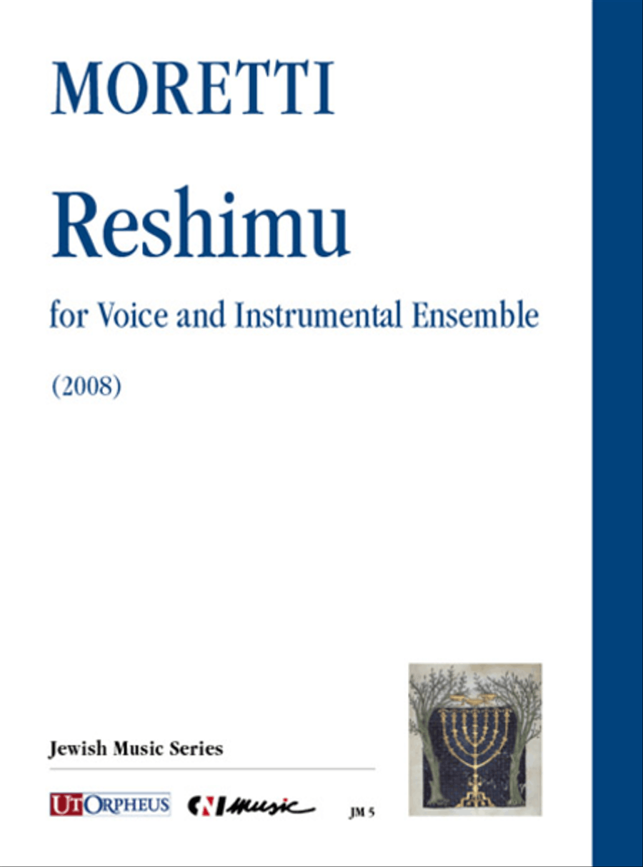Reshimu for Voice and Instrumental Ensemble (2008) Voice scores gallery preview page 1