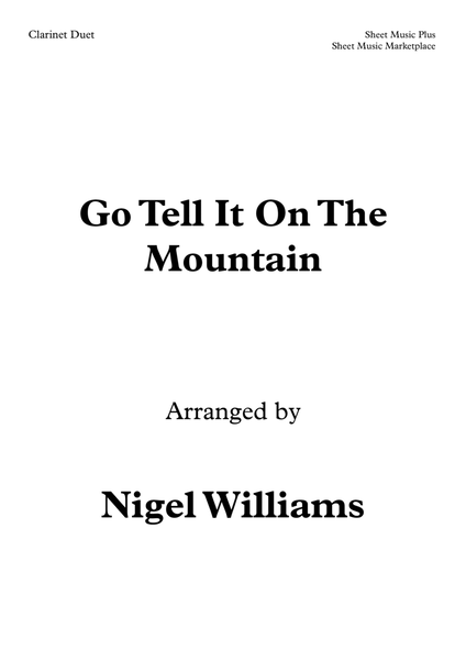 Go Tell It On The Mountain, for Clarinet Duet image number null