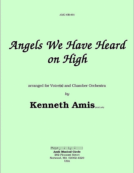 Angels We Have Heard on High (orchestra) vocal part