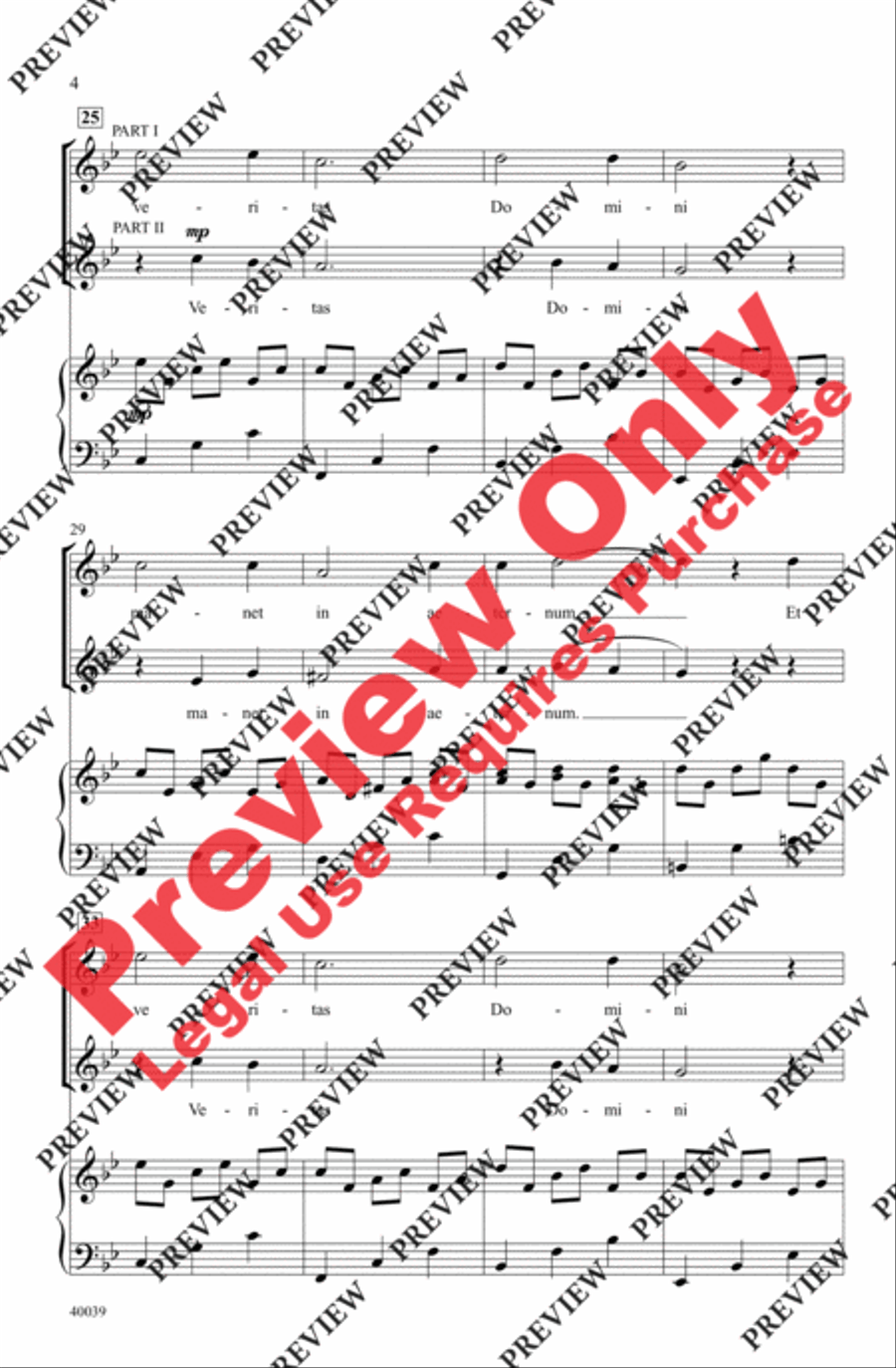 Laudate Dominum 2-Part scores gallery preview page 4