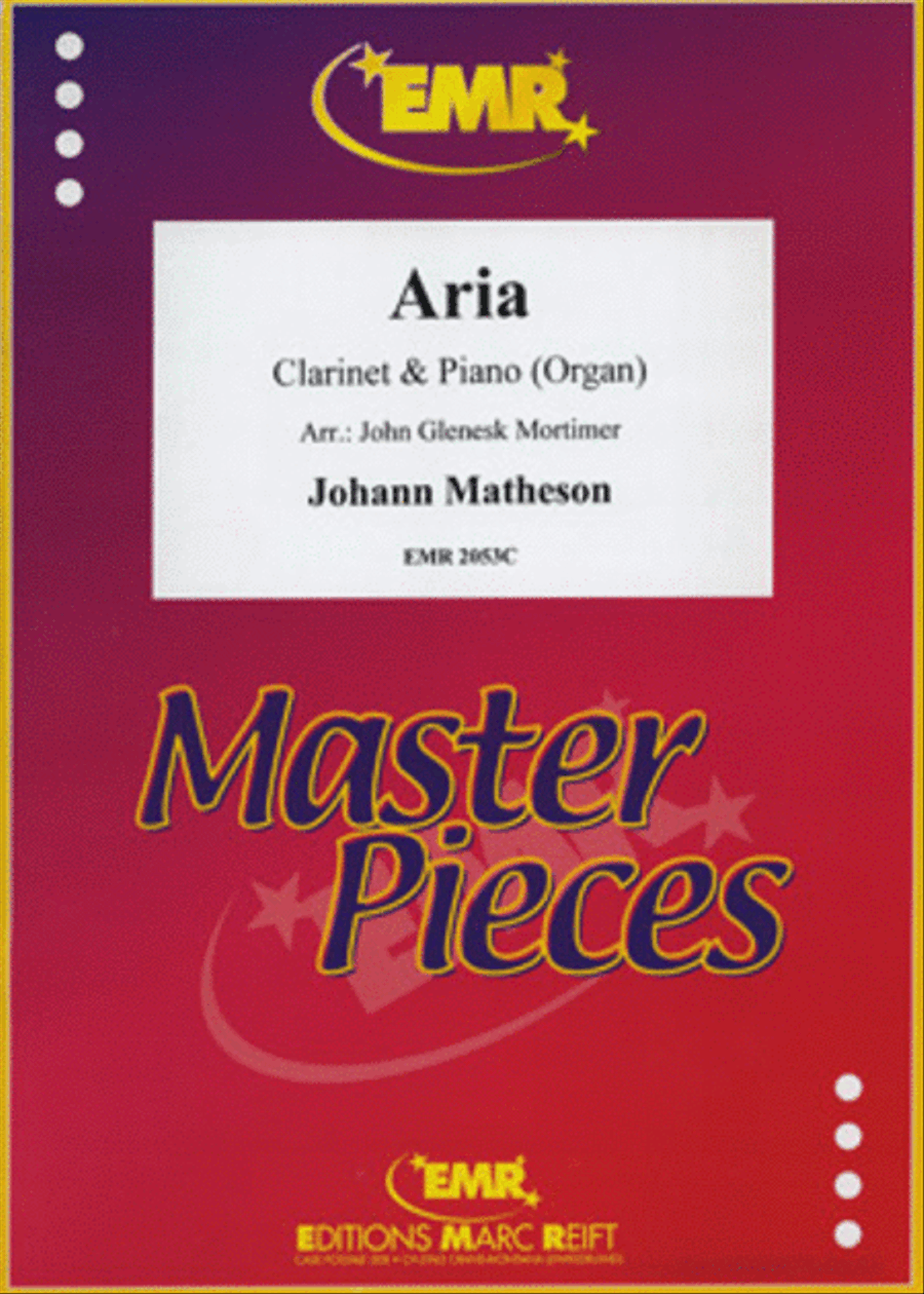 Aria Aria Clarinet Solo scores gallery preview page 1