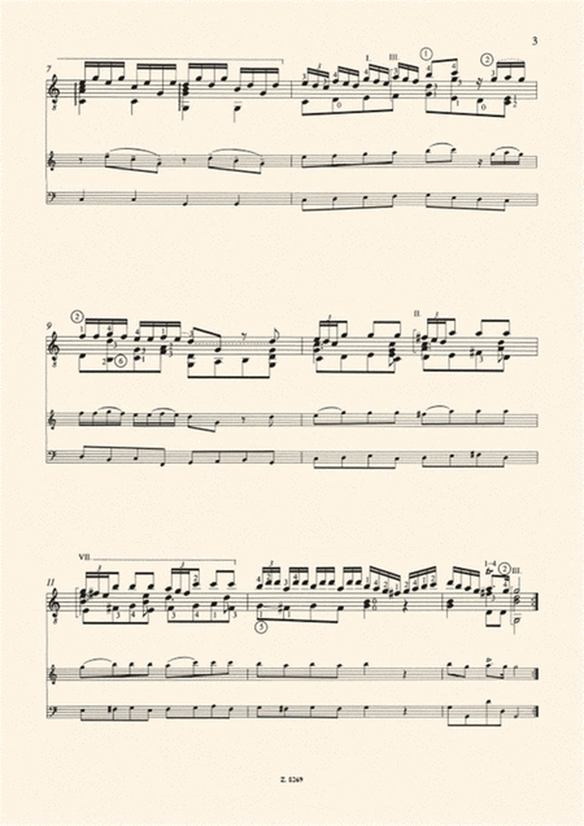 Trio in do maggiore per liuto (chitarra), violin