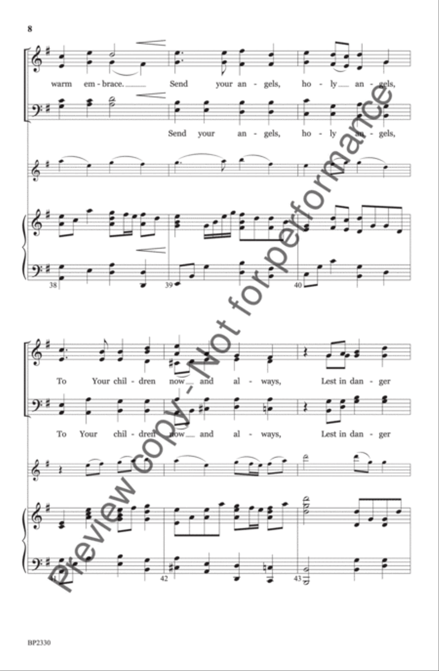 Keep Your Children Keep Your Children 4-Part scores gallery preview page 9