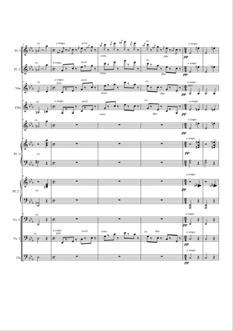 Carnival of the animals: 6-Kangaroos Small Ensemble scores gallery preview page 2