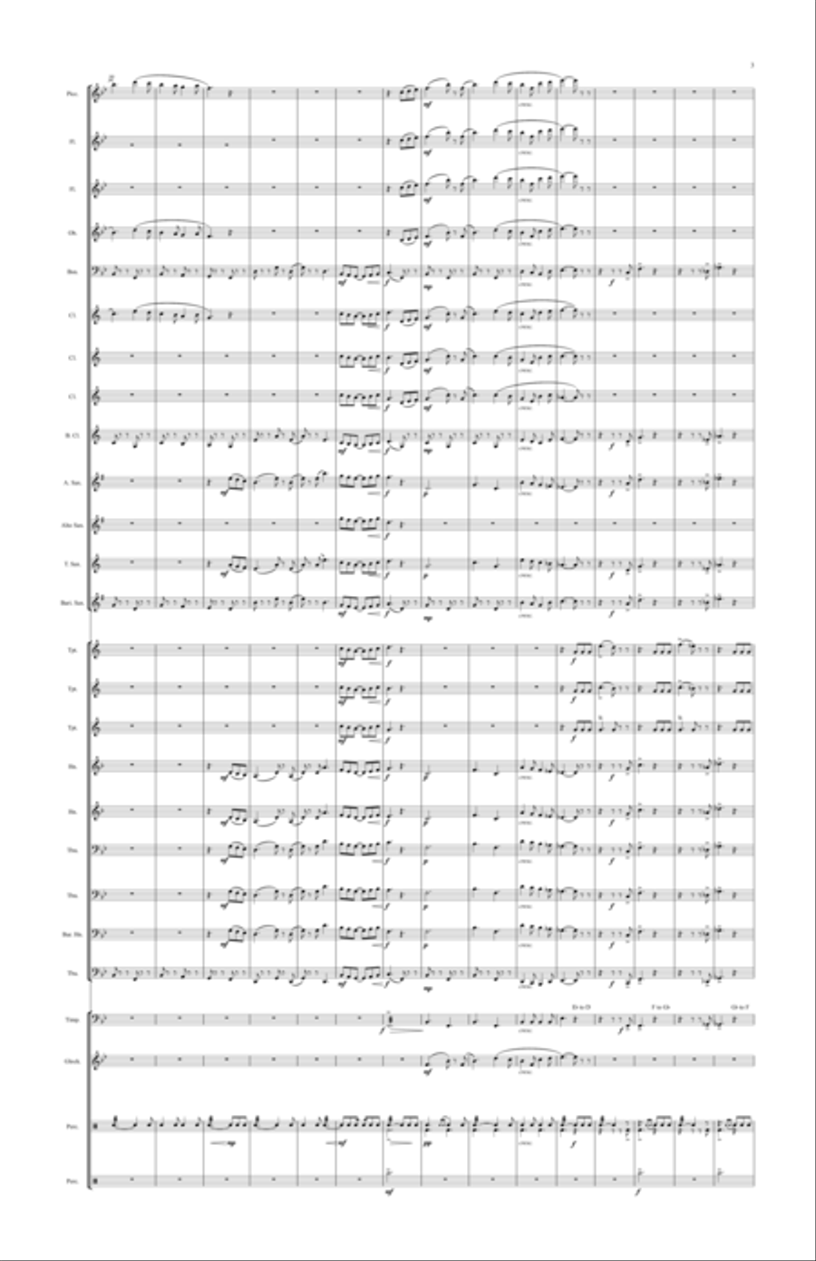 Return of the Heroes Concert Band scores gallery preview page 3