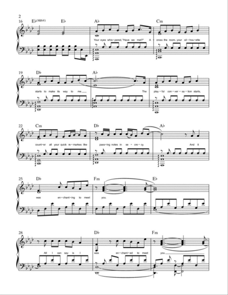 Enchanted Piano Solo scores gallery preview page 2