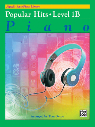 Book cover for Alfred's Basic Piano Course -- Popular Hits, Level 1B