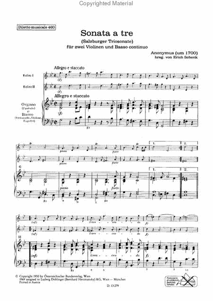 Salzburger Triosonate g-moll