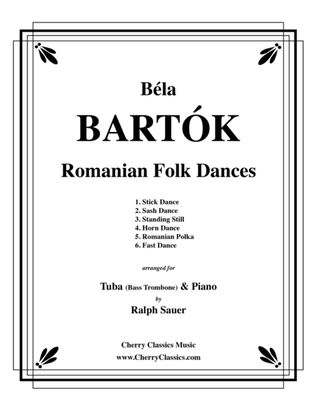 Romanian Folk Dances for Tuba (Bass Trombone) and Piano