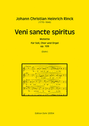 Veni sancte spiritus für Soli, Chor und Orgel a-Moll op. 109 -Motette-