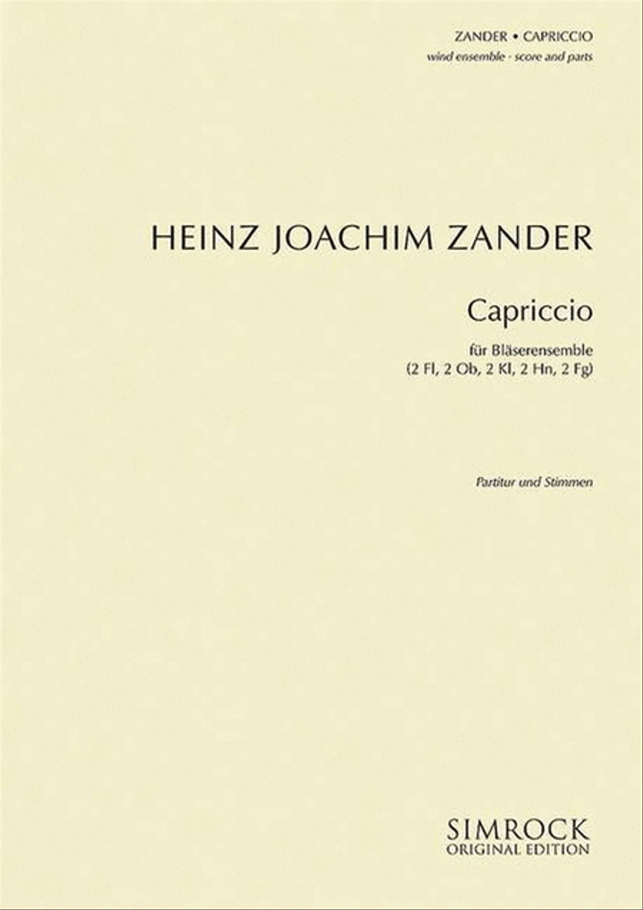 Capriccio Set of Parts scores gallery preview page 1