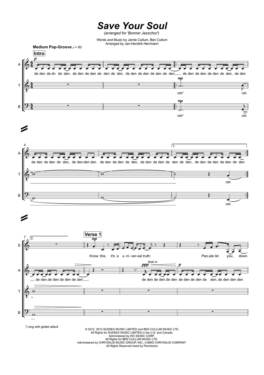Save Your Soul Divisi scores gallery preview page 1