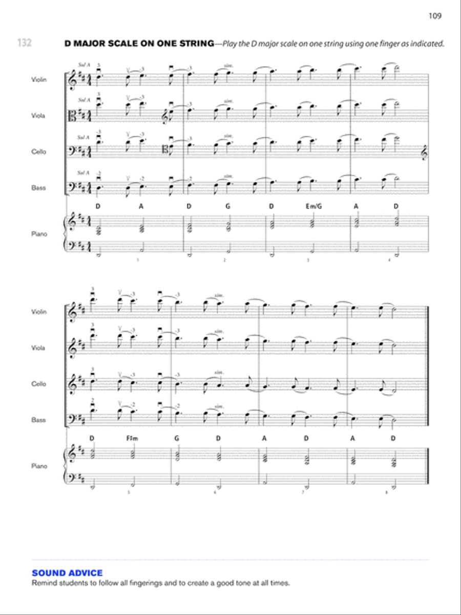 Sound Innovations for String Orchestra -- Sound Development (Advanced) Chamber Orchestra scores gallery preview page 11