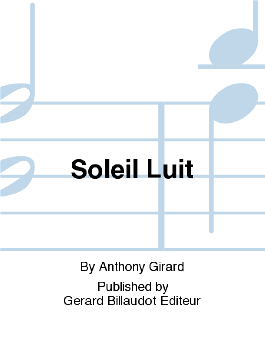 Soleil Luit Violin Solo scores gallery preview page 1