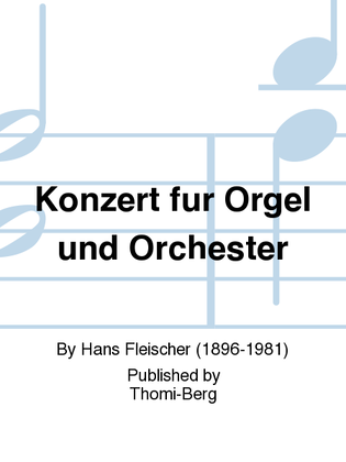 Book cover for Konzert fur Orgel und Orchester