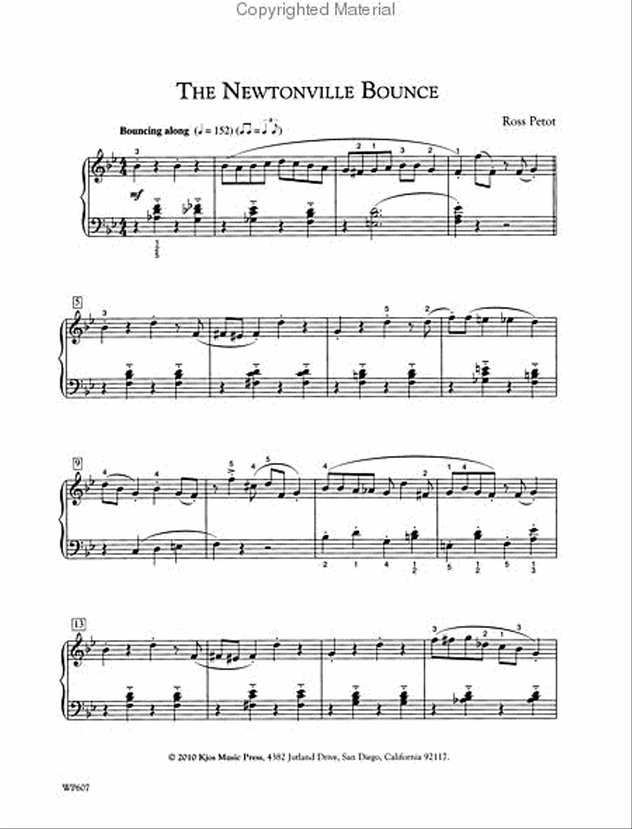 Jazz Alley, Intermediate Jazz Alley, Intermediate Piano Solo scores gallery preview page 2