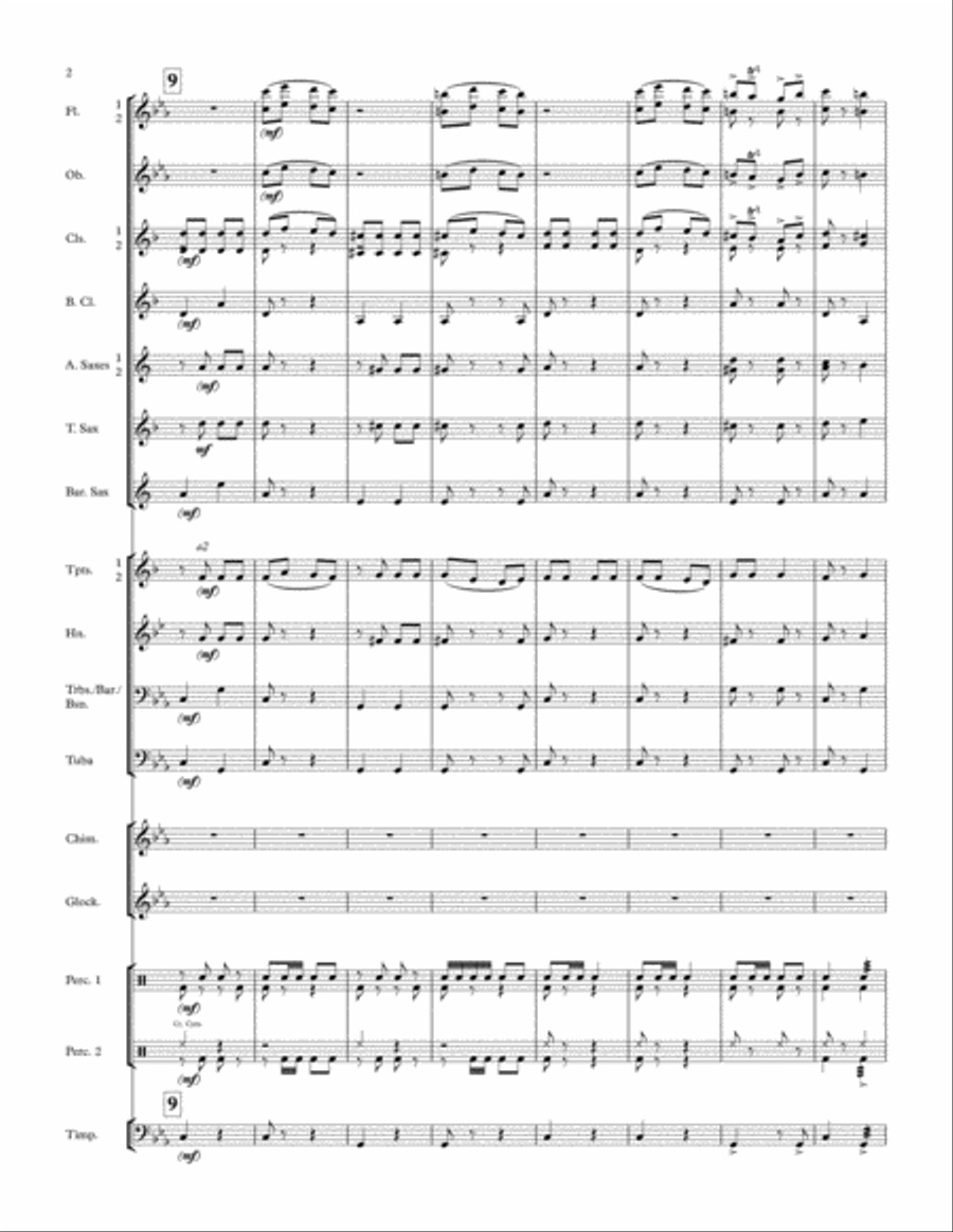 Minka, Minka - Traditional (Concert Band - Grade 2) - Arr. John M. Licari Concert Band scores gallery preview page 4