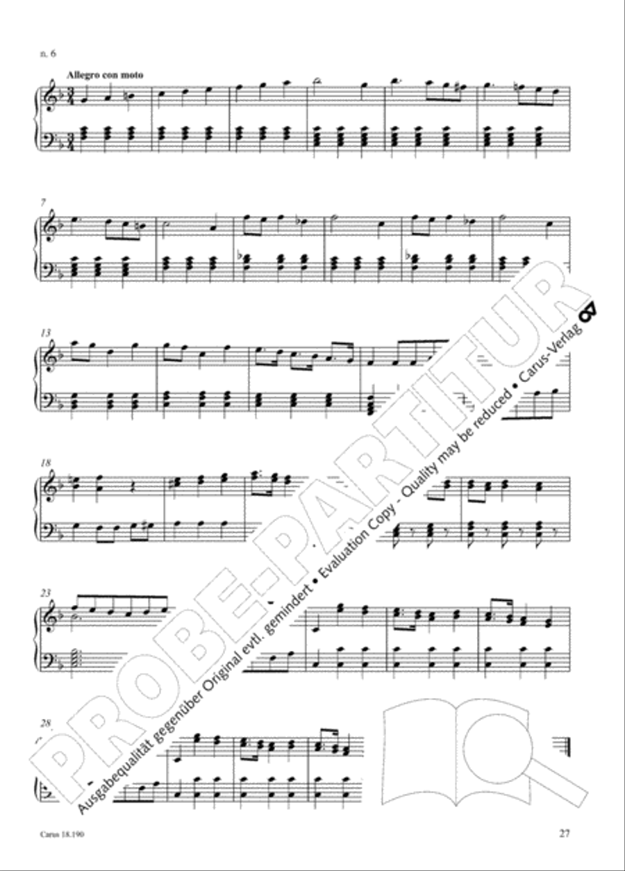 Puccini: Sonate, Versetti, Marce. Selected Organ Works Organ Solo scores gallery preview page 28
