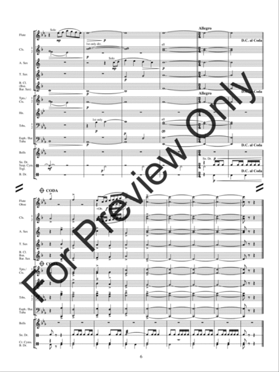 Rockbridge Festival Concert Band scores gallery preview page 9