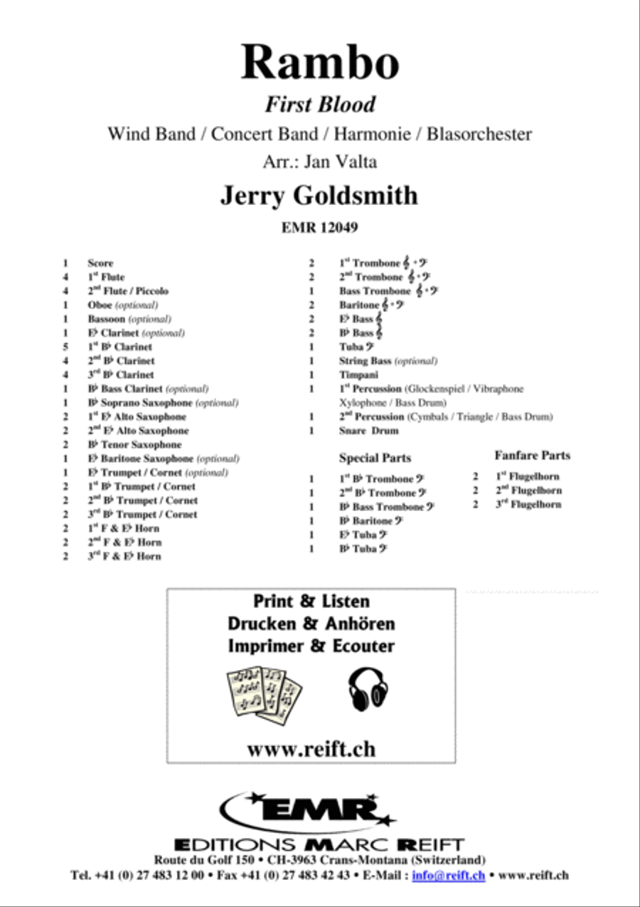 Rambo Concert Band scores gallery preview page 2