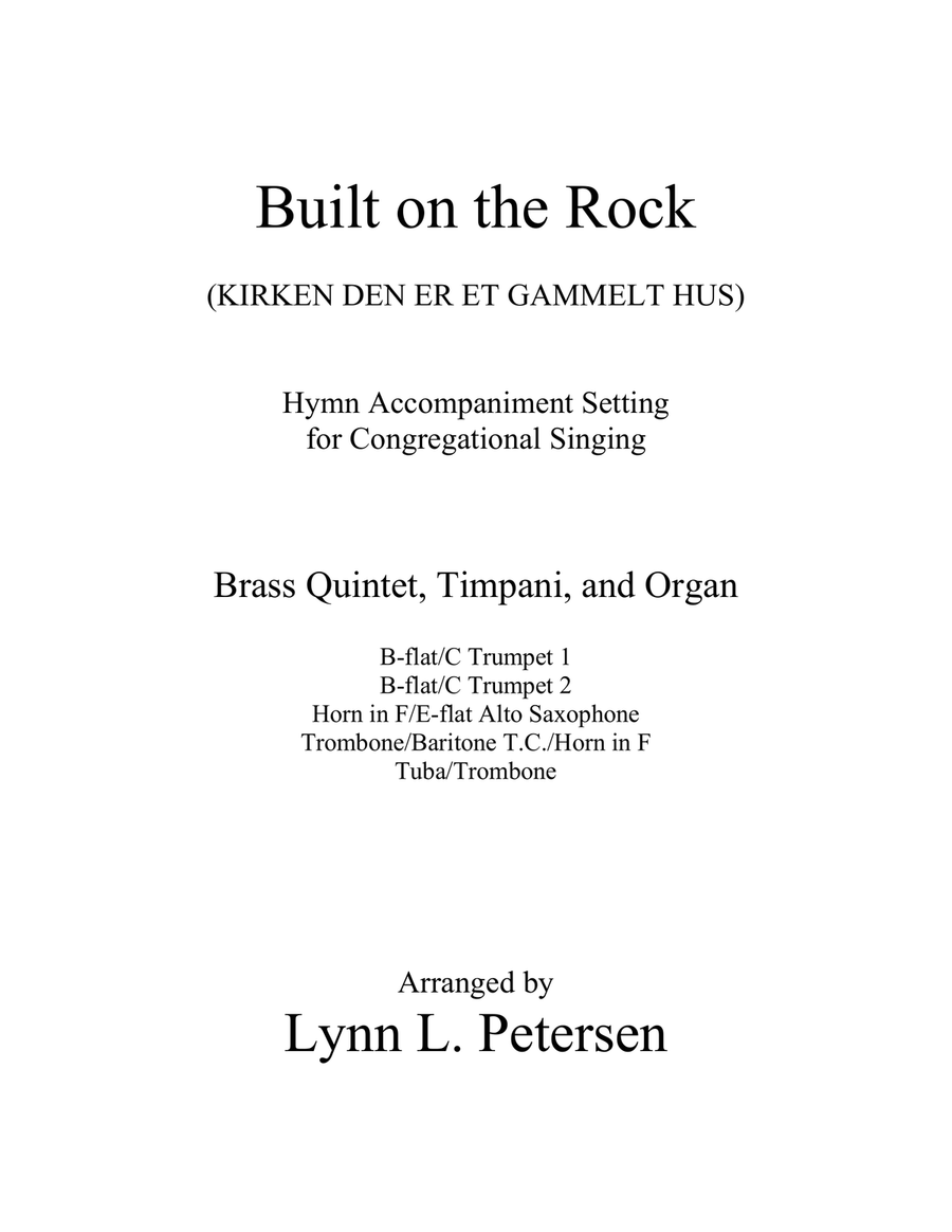 Book cover for Built on the Rock