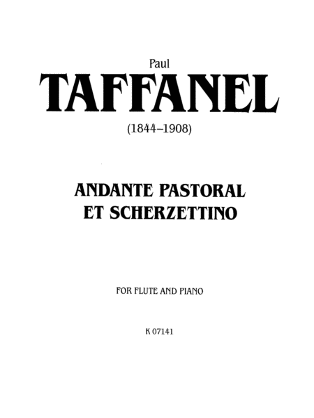 Andante Pastoral and Scherzettino