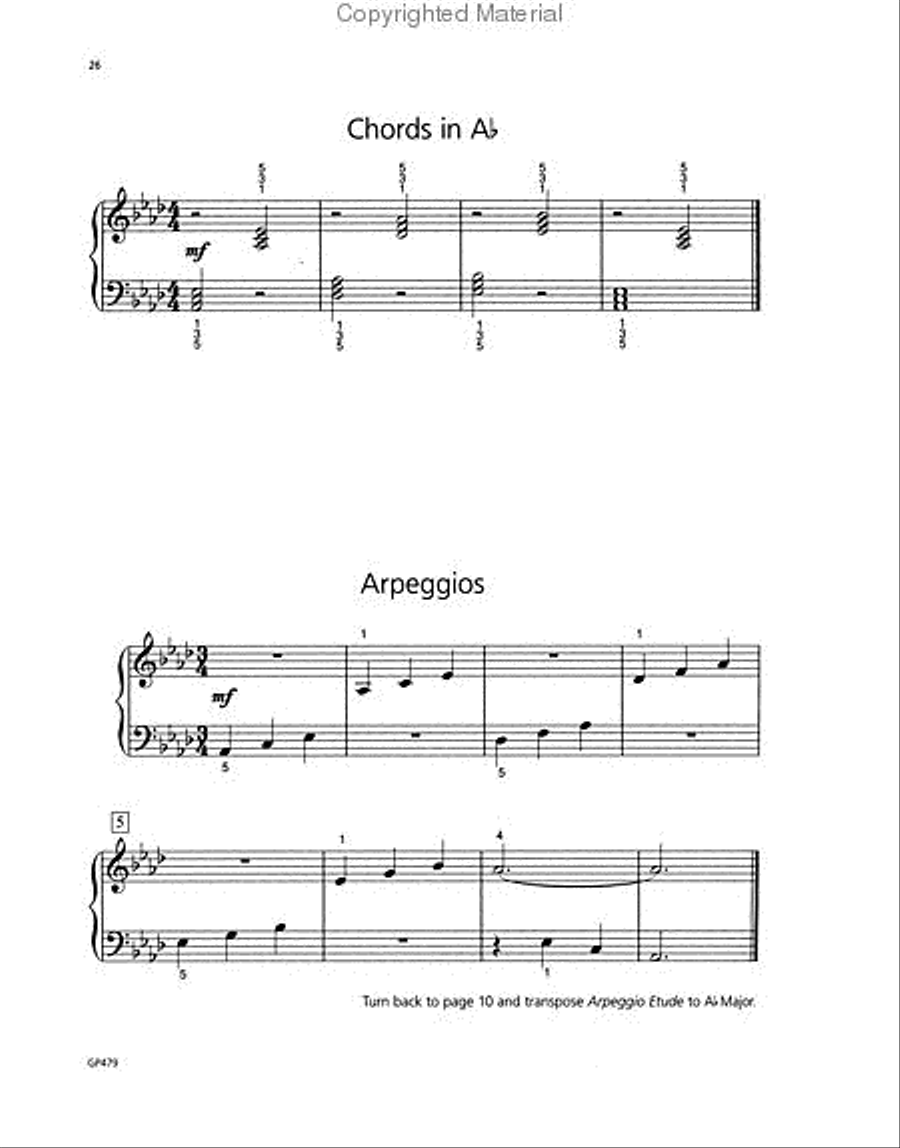 Beginning Piano Multi-Key Reading Piano Method scores gallery preview page 4