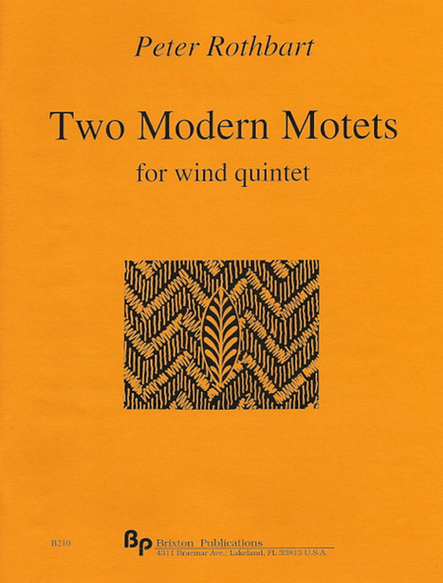 Two Modern Motets image number null