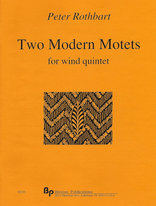 Two Modern Motets