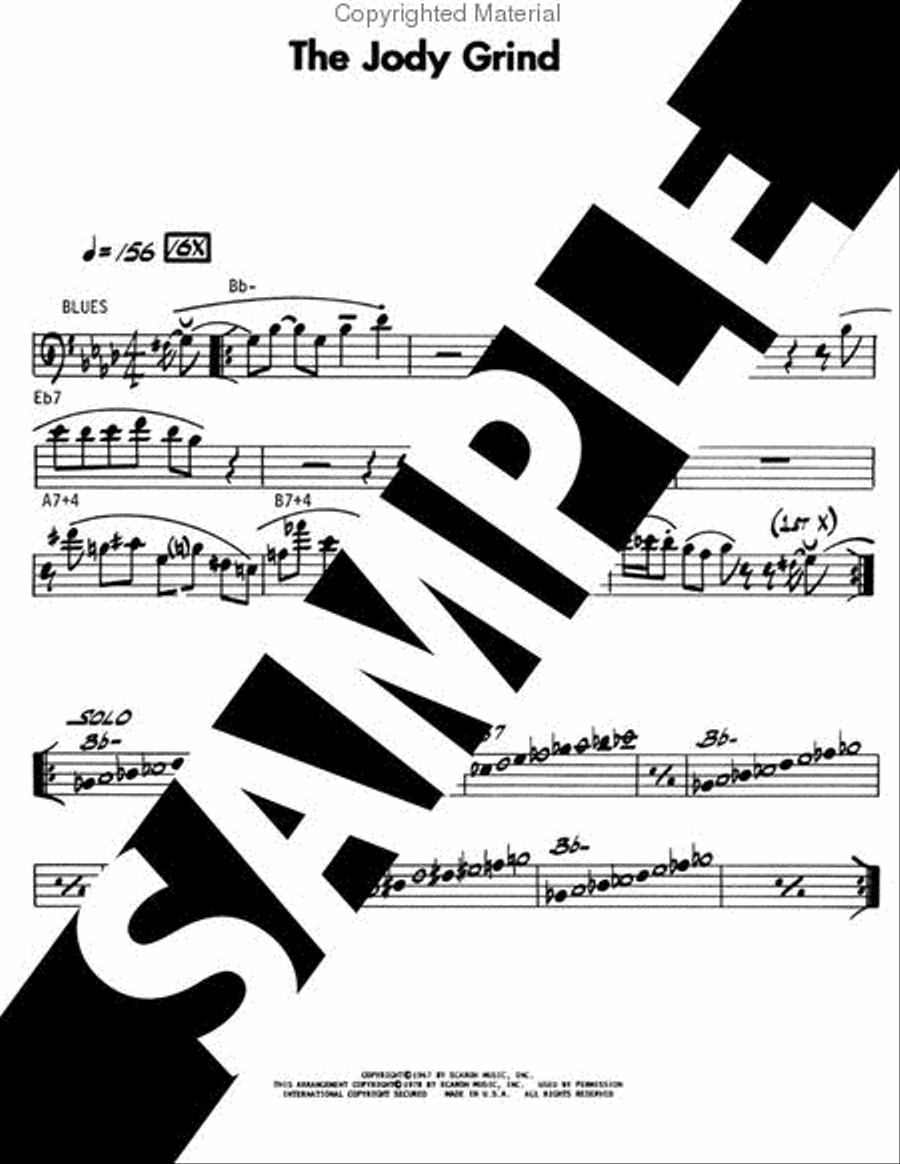 Volume 17 - Horace Silver Voice scores gallery preview page 5