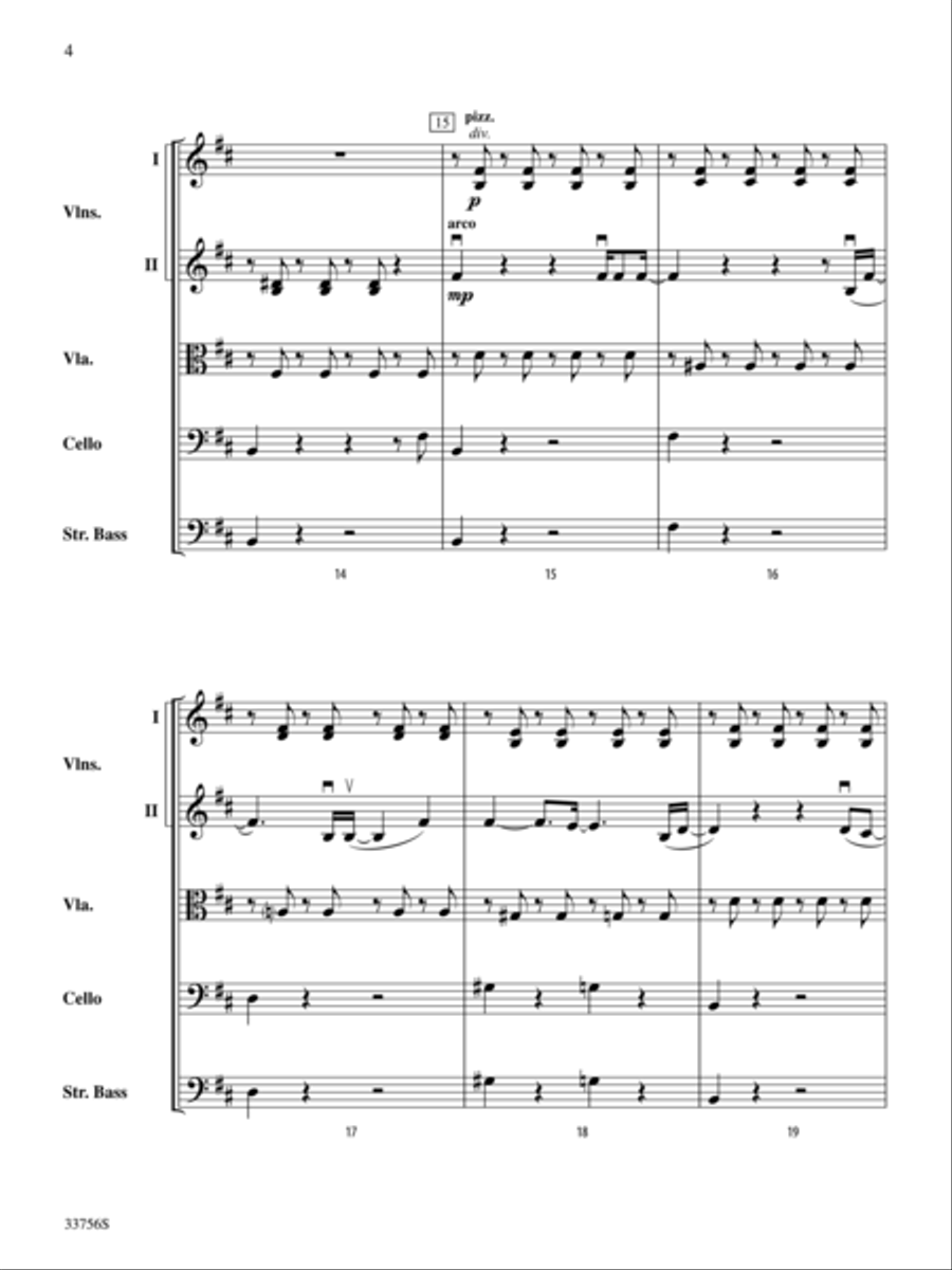 Exit Music (For a Film) String Orchestra scores gallery preview page 4