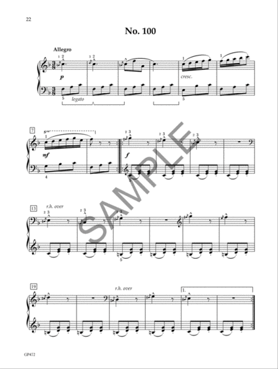 Best of Beyer - Selections from Preparatory Method For Piano Opus. 101 Easy Piano scores gallery preview page 4
