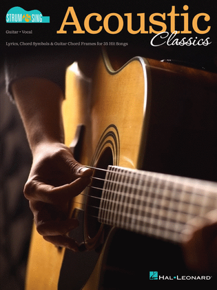 Book cover for Acoustic Classics - Strum & Sing Guitar