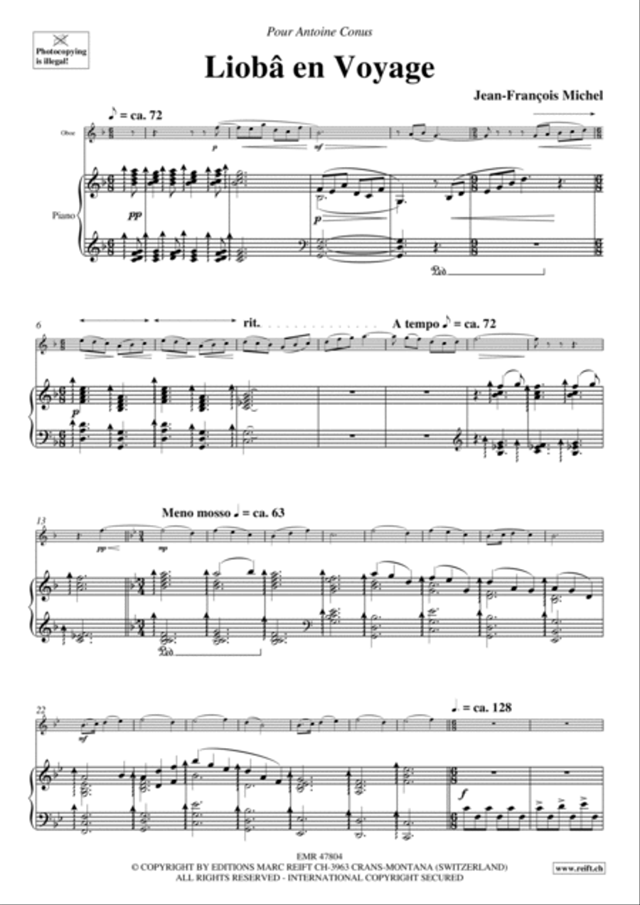 Lioba en Voyage Lioba en Voyage Piano Accompaniment scores gallery preview page 4