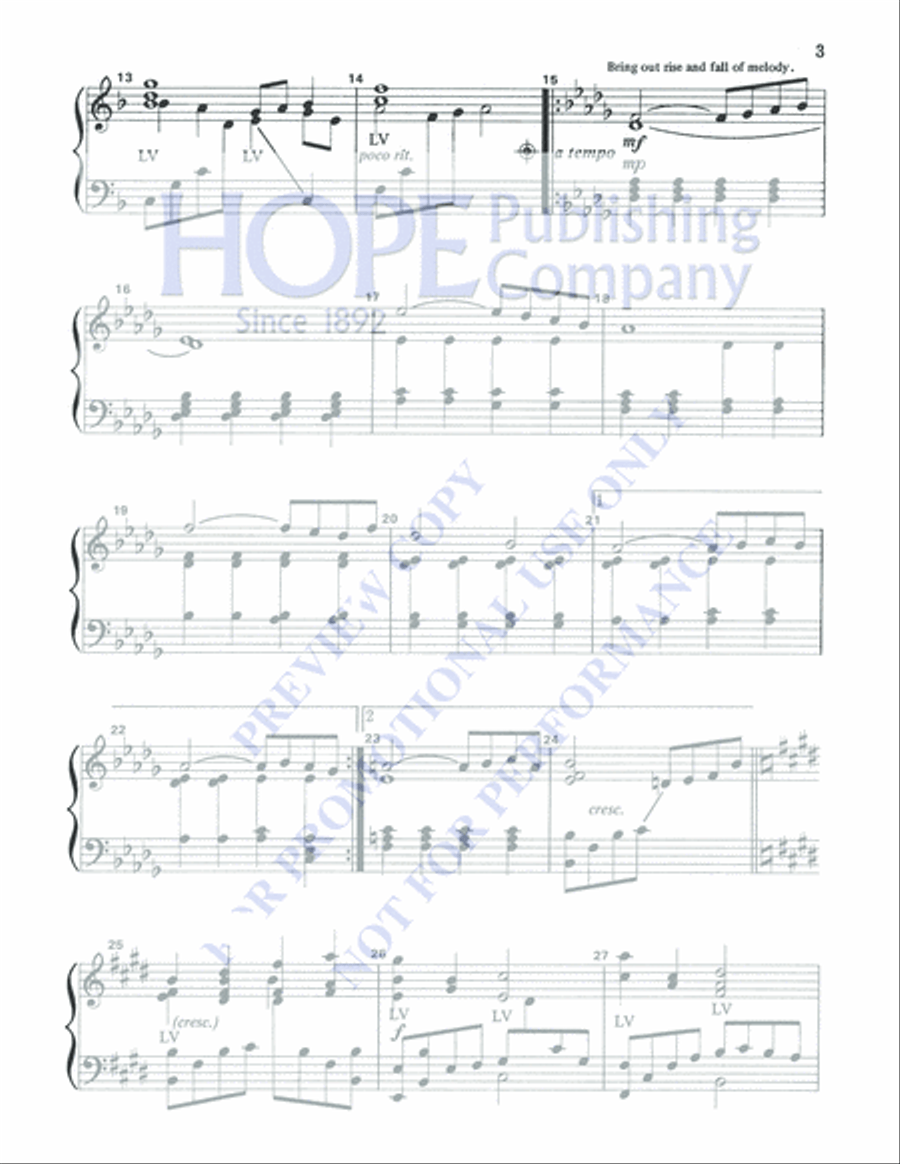 Christ Is Lord, Praise His Name 3-Octaves scores gallery preview page 3