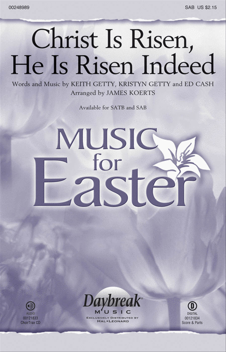 Christ Is Risen, He Is Risen Indeed 3-Part scores gallery preview page 1