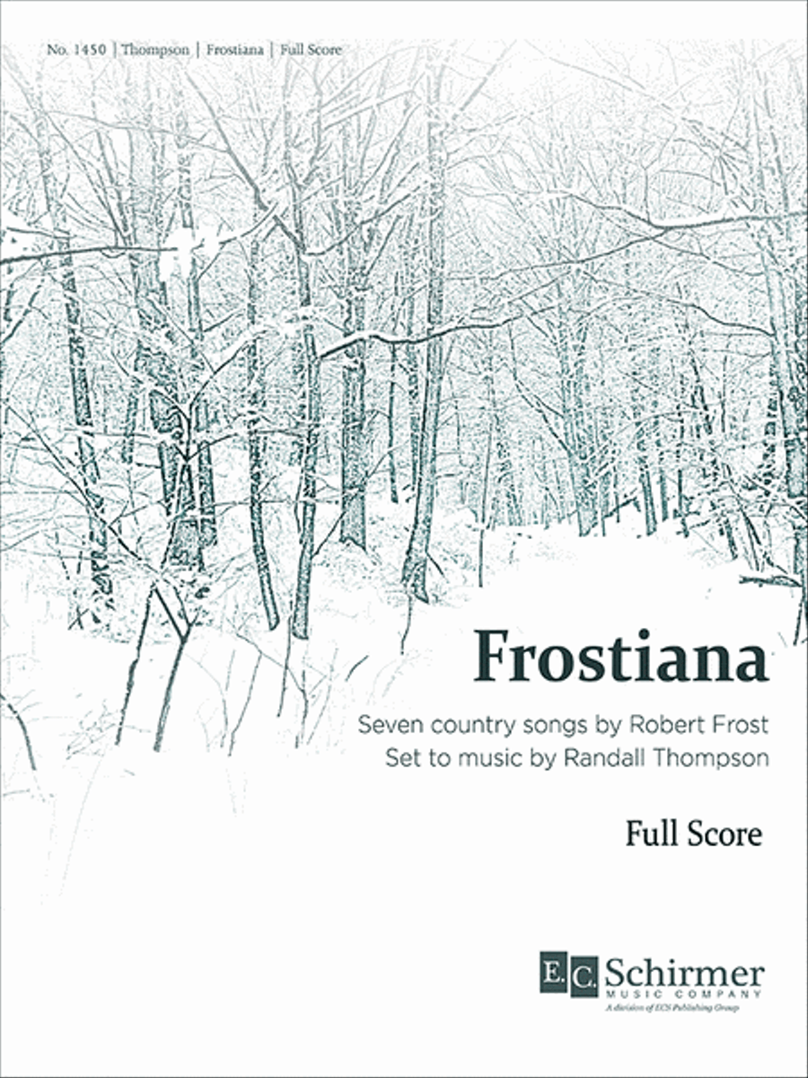 Frostiana - Full Score Choir scores gallery preview page 1