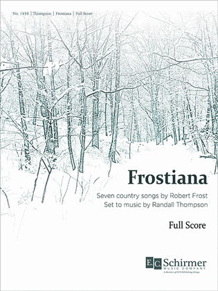 Book cover for Frostiana - Full Score