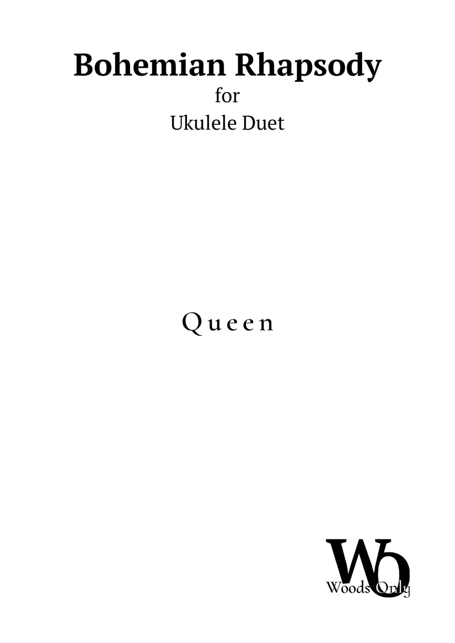 Bohemian Rhapsody Ukulele scores gallery preview page 1