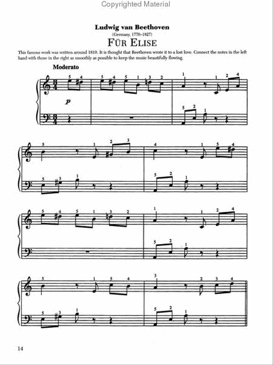 Big Book of Beginner's Piano Classics -- 83 Favorite Pieces in Easy Piano Arrangements with Downloadable MP3s Easy Piano scores gallery preview page 4