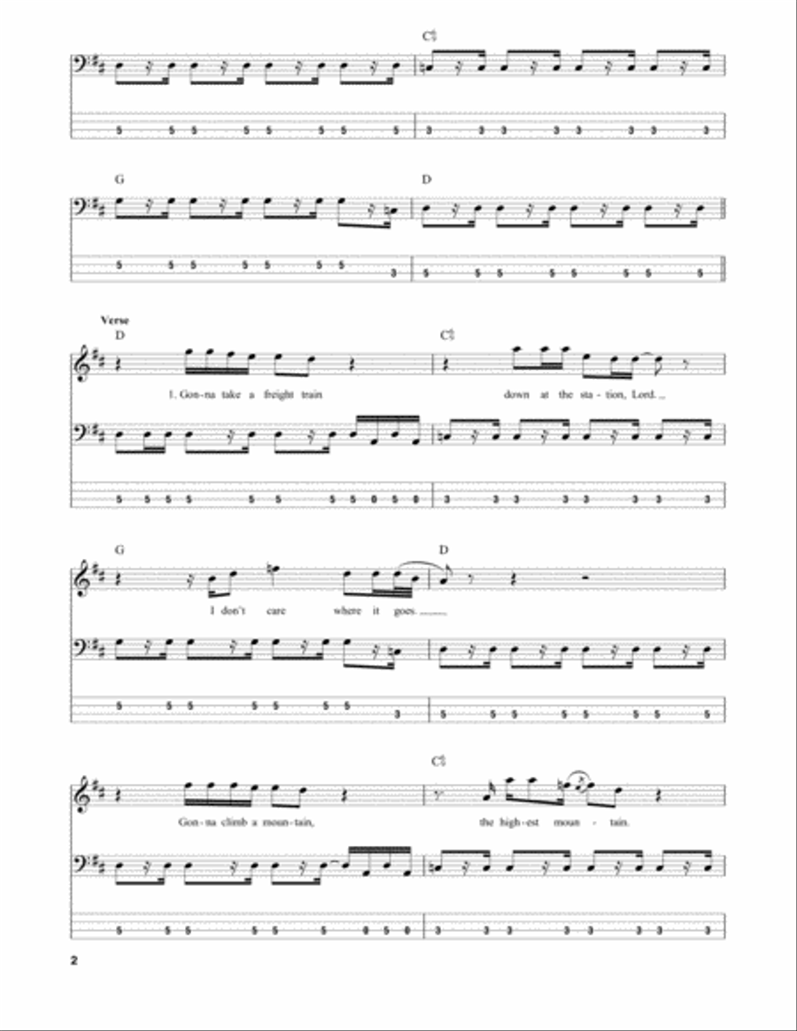 Can't You See Guitar Tablature scores gallery preview page 2