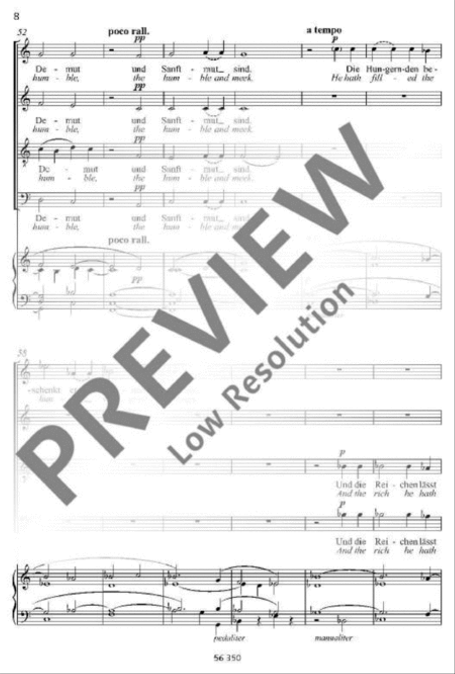 Magnificat Magnificat 4-Part scores gallery preview page 7